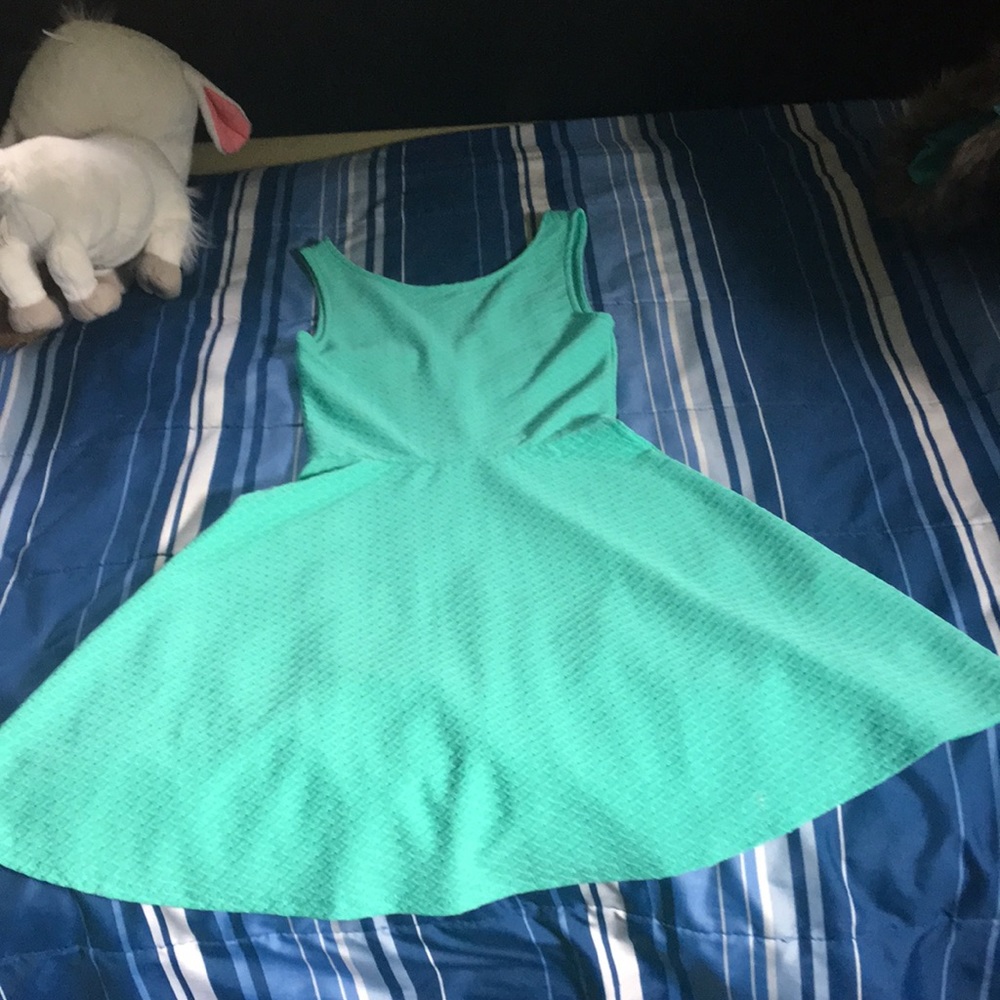 Teal Skater Dress